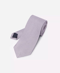 Lilac Purple Tonal Textured Woven Silk Tie