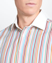 Multicolour Classic Fit Multi Bengal Stripe Formal Shirt