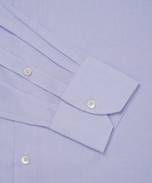 Pale Blue Tailored Fit Lugano Chambray Formal Shirt