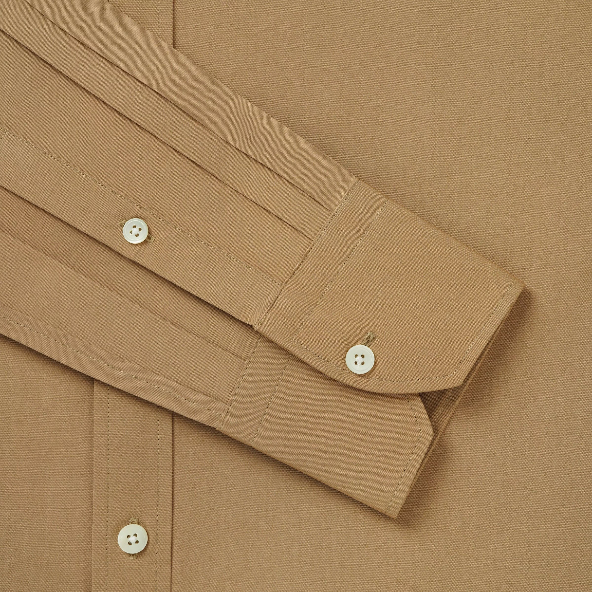 Camel Tailored Fit Soft Finish Poplin Formal Shirt